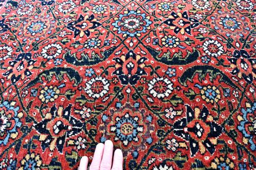 ANTIQUE NORTH WEST PERSIAN CARPET 376X267CM - ADDITIONAL PHOTO 2