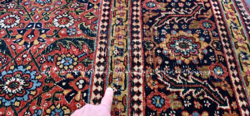 ANTIQUE NORTH WEST PERSIAN CARPET 376X267CM - ADDITIONAL PHOTO 3