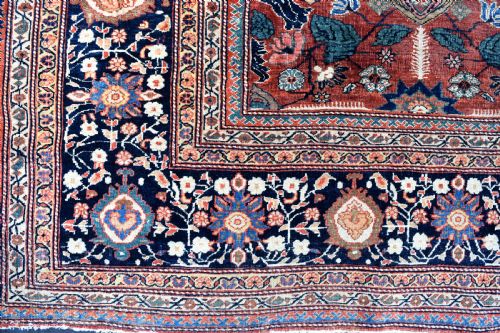 ANTIQUE PERSIAN SAROUK FERAHAN CARPET 376X267CM - ADDITIONAL PHOTO 6