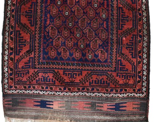 ANTIQUE BALUCH TRIBAL RUG 192X90CM - ADDITIONAL PHOTO 1