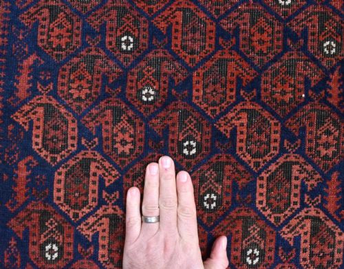 ANTIQUE BALUCH TRIBAL RUG 192X90CM - ADDITIONAL PHOTO 4