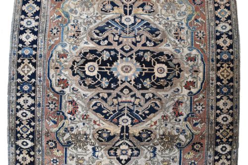 ANTIQUE MOTESHEM KASHAN RUG 187X135CM - ADDITIONAL PHOTO 2