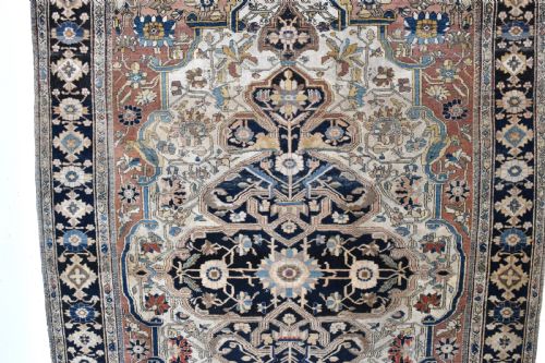 ANTIQUE MOTESHEM KASHAN RUG 187X135CM - ADDITIONAL PHOTO 3