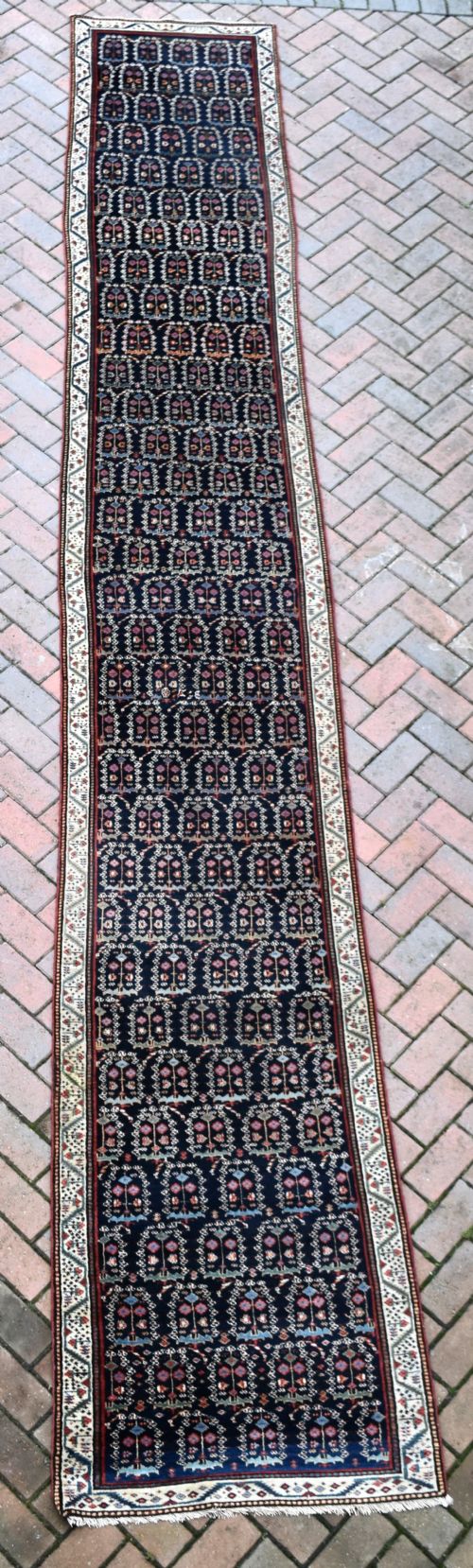 ANTIQUE NORTH WEST PERSIAN NARROW RUNNER 499X76CM - ADDITIONAL PHOTO 10