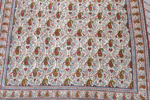 OLD PERSIAN QUM CARPET 297X213CM - ADDITIONAL PHOTO 6