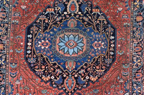 FINE ANTIQUE PERSDIAN SAROUK FERAHAN RUG 194X204CM - ADDITIONAL PHOTO 2