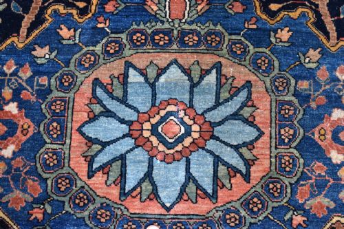 FINE ANTIQUE PERSDIAN SAROUK FERAHAN RUG 194X204CM - ADDITIONAL PHOTO 4