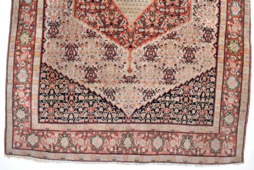 FINE ANTIQUE PERSIAN SENNEH RUG 196X133CM - ADDITIONAL PHOTO 1