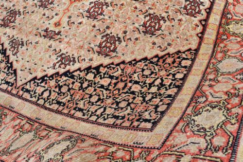 FINE ANTIQUE PERSIAN SENNEH RUG 196X133CM - ADDITIONAL PHOTO 4