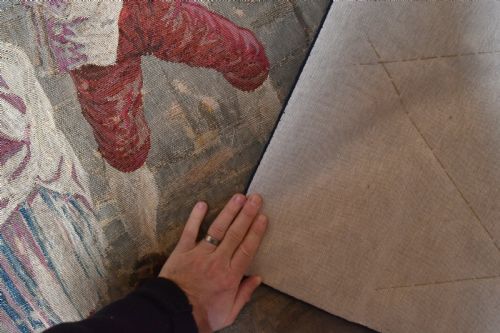 ANTIQUE FRENCH TAPESTRY CIRCA 1750 - ADDITIONAL PHOTO 5