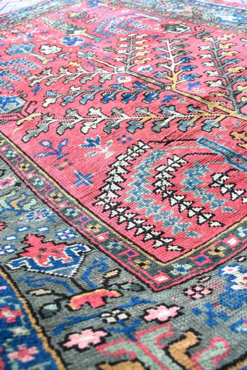 OLD TURKISH USHAK SMALL CARPET 264X199CM - ADDITIONAL PHOTO 4