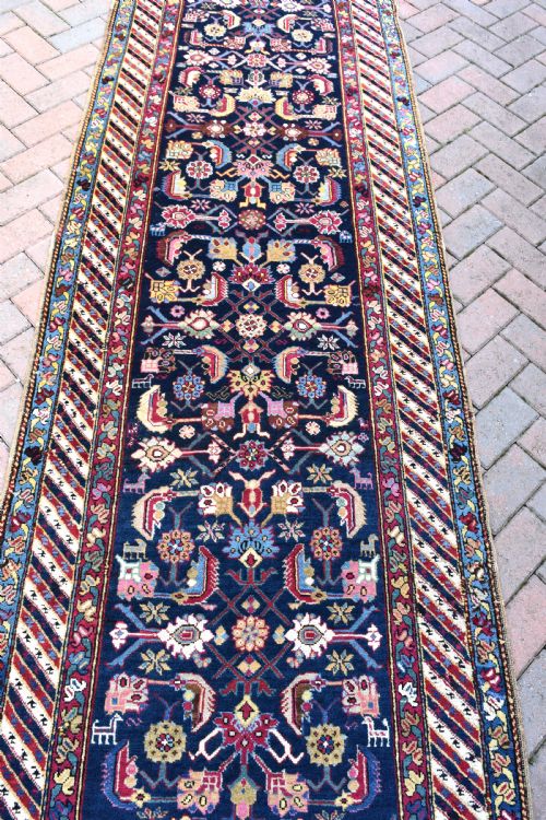 ANTIQUE CAUCASIAN KARABAGH RUNNER 502X97 - ADDITIONAL PHOTO 3