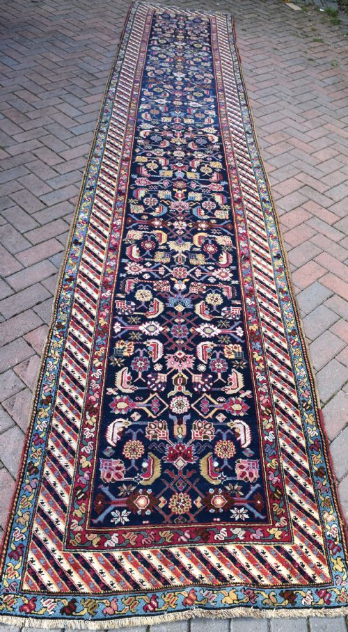 ANTIQUE CAUCASIAN KARABAGH RUNNER 502X97 - ADDITIONAL PHOTO 5