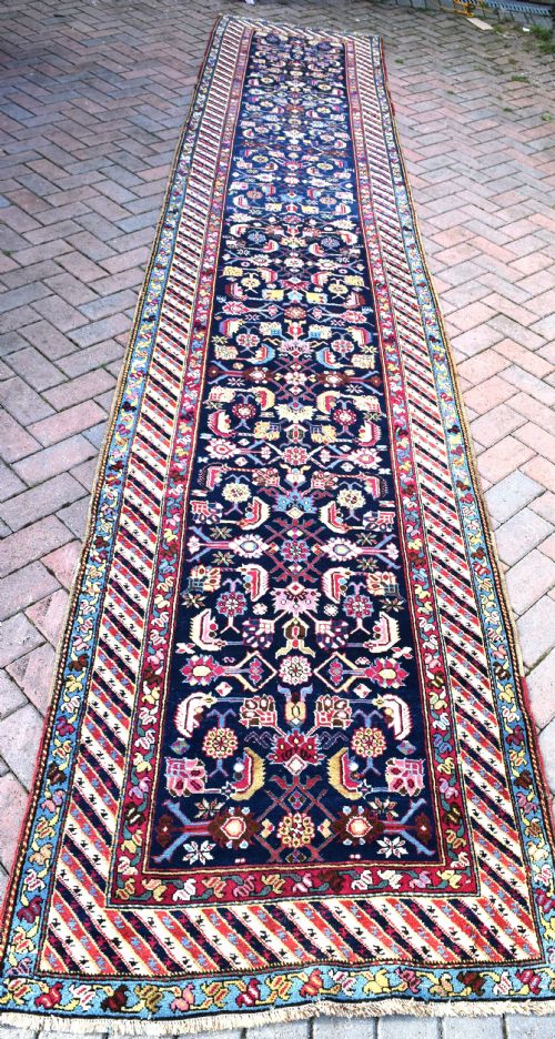 ANTIQUE CAUCASIAN KARABAGH RUNNER 502X97 - ADDITIONAL PHOTO 10