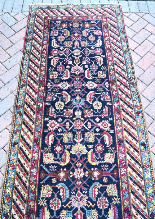 ANTIQUE CAUCASIAN KARABAGH RUNNER 502X97 - ADDITIONAL PHOTO 11