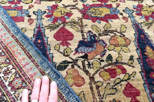 VERY LARGE AND EARLY KERMANSHAH CARPET 625X380CM - ADDITIONAL PHOTO 8
