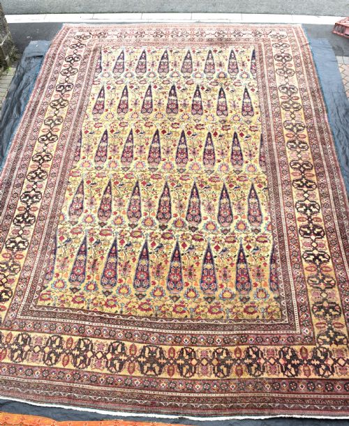 VERY LARGE AND EARLY KERMANSHAH CARPET 625X380CM - ADDITIONAL PHOTO 5