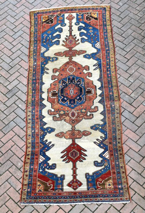 ANTIQUE PERSIAN MALYOR KELLEH CARPET 330X130CM - ADDITIONAL PHOTO 5