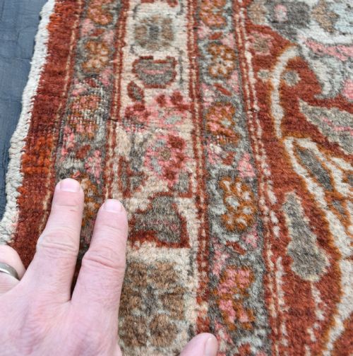 FINE ANTIQUE PERSIAN TABRIZ CARPET 400X300CM - ADDITIONAL PHOTO 1