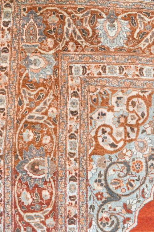 FINE ANTIQUE PERSIAN TABRIZ CARPET 400X300CM - ADDITIONAL PHOTO 2