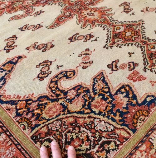 FINE ANTIQUE MALYOR RUG 188X122CM - ADDITIONAL PHOTO 5