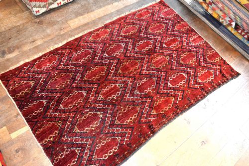 ANTIQUE ERSARI BESHIR CHUVAL RUG 165X100CM - ADDITIONAL PHOTO 1