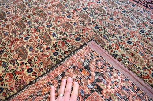 ANTIQUE MALYOR RUG 196X1300 - ADDITIONAL PHOTO 4