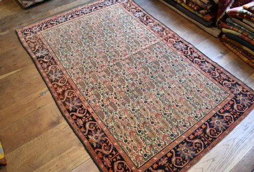 ANTIQUE MALYOR RUG 196X1300 - ADDITIONAL PHOTO 5