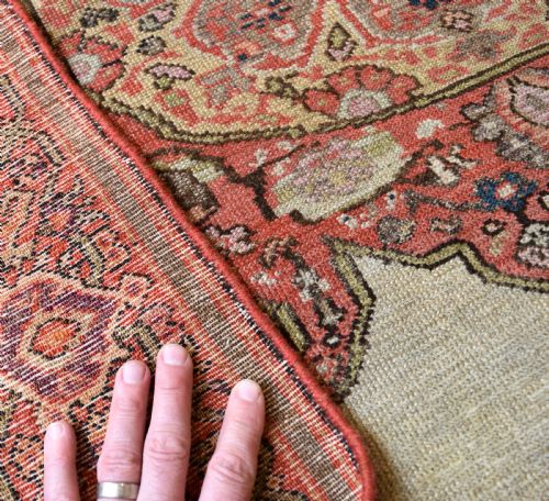 FINE ANTIQUE MALYOR RUG 202X139 - ADDITIONAL PHOTO 3