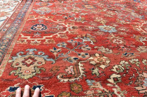 ANTIQUE PERSIAN MAHAL CARPET 413X306CM - ADDITIONAL PHOTO 3