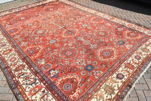 ANTIQUE PERSIAN MAHAL CARPET 413X306CM - ADDITIONAL PHOTO 4