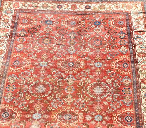 ANTIQUE PERSIAN MAHAL CARPET 413X306CM - ADDITIONAL PHOTO 7