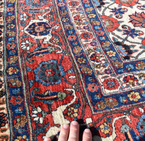 ANTIQUE PERSIAN VERAMIN CARPET 357X208CM - ADDITIONAL PHOTO 3