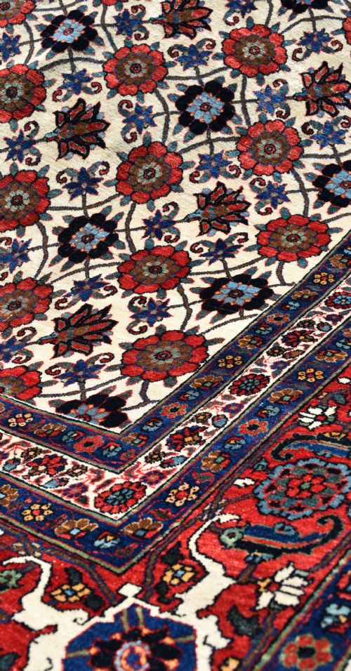 ANTIQUE PERSIAN VERAMIN CARPET 357X208CM - ADDITIONAL PHOTO 5