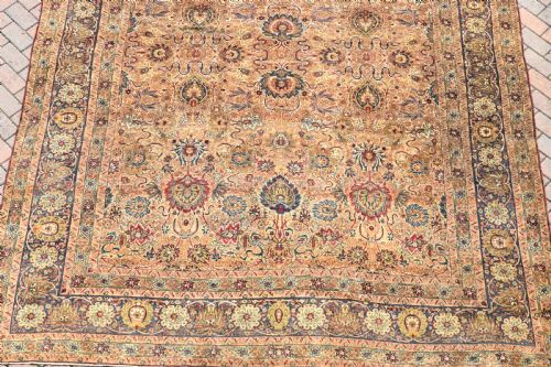 FINE ANTIQUE LAVAR KIRMAN CARPET 347X269CM - ADDITIONAL PHOTO 1