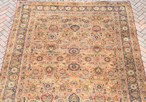 FINE ANTIQUE LAVAR KIRMAN CARPET 347X269CM - ADDITIONAL PHOTO 2