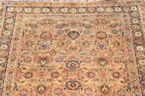 FINE ANTIQUE LAVAR KIRMAN CARPET 347X269CM - ADDITIONAL PHOTO 3