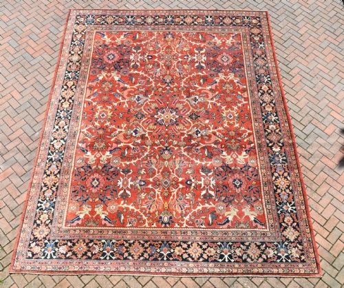 ANTIQUE ROOMSIZE MAHAL CARPET 410X318CM