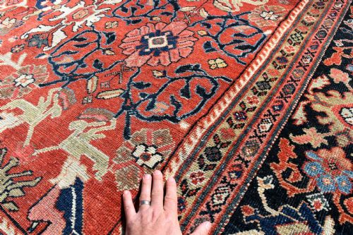 ANTIQUE ROOMSIZE MAHAL CARPET 410X318CM - ADDITIONAL PHOTO 5
