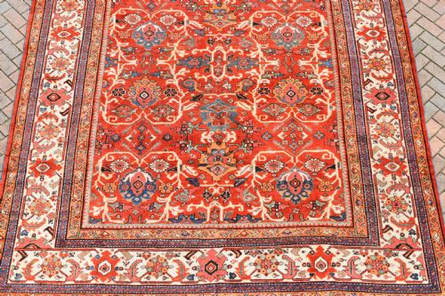 ANTIQUE PERSIAN MAHAL ROOMSIZE CARPET 377X286CM - ADDITIONAL PHOTO 1