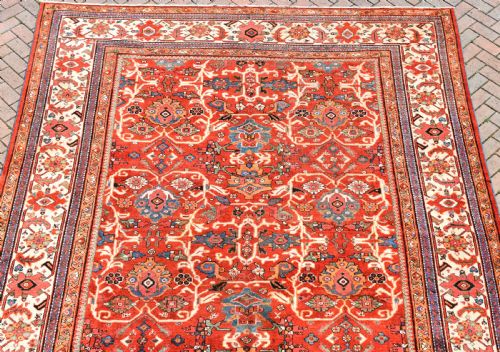 ANTIQUE PERSIAN MAHAL ROOMSIZE CARPET 377X286CM - ADDITIONAL PHOTO 2