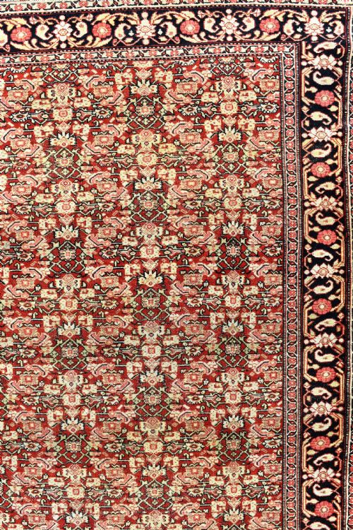 EXCEPTIONALLY FINE ANTIQUE SENNEH CARPET 283X158CM - ADDITIONAL PHOTO 5