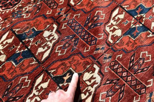 ANTIQUE TEKKE MAIN CARPET 292X200CM - ADDITIONAL PHOTO 8