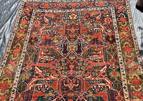 ANTIQUE BIJAR GARRUS CARPET 510X343CM - ADDITIONAL PHOTO 1