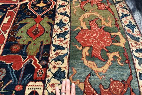 ANTIQUE BIJAR GARRUS CARPET 510X343CM - ADDITIONAL PHOTO 6