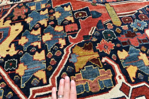ANTIQUE BIJAR GARRUS CARPET 510X343CM - ADDITIONAL PHOTO 10