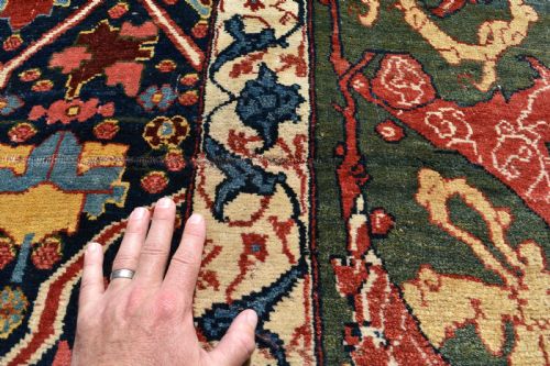 ANTIQUE BIJAR GARRUS CARPET 510X343CM - ADDITIONAL PHOTO 11