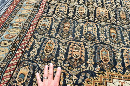 FINE CAUCASIAN KHILA KELLEH CARPET 372X153CM - ADDITIONAL PHOTO 4