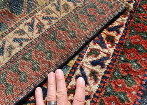 EARLY KURDISH NARROW RUNNER 407X64CM - ADDITIONAL PHOTO 6