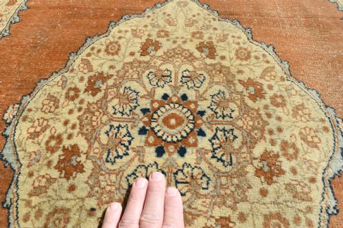 ANTIQUE HAJI JALILI TABRIZ RUG 178X119CM - ADDITIONAL PHOTO 3